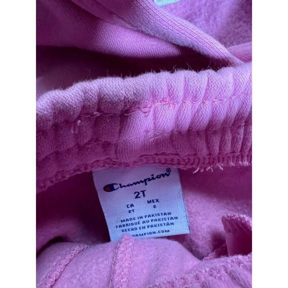 Champion Kids 2 piece Pink Jogger Set with Champion Logo size 2T
